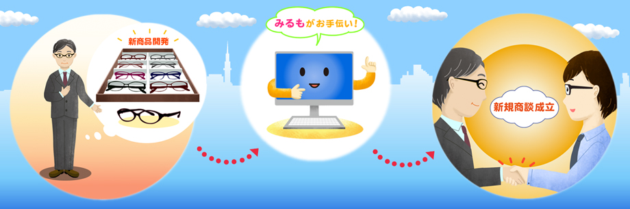 メーカー様にとっての みるも説明イラスト